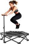 SPORTNOW Fitness Trampolin klappbar &Oslash;104 cm Mini Trampoline mit...