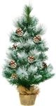 Costway 60cm K&uuml;nstlicher Mini Weihnachtsbaum