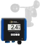 PCE Instruments Windgeschwindigkeitsmesser kabelgebunden mit Datenlogger 24V...