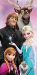 Disney Disney Frozen Badehandtuch Strandtuch 70x140 cm aus Baumwolle &ndash;...