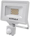LUXULA LED-Fluter mit Bewegungsmelder, 20 W, 4000 K (neutralwei&szlig;), 2000 lm, wei&szlig;,
