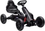 HOMCOM Go-Kart, Kinderfahrzeug mit verstellbarem Sitz, Tretfahrzeug mit Bremse,