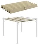 Outsunny Outsunny Ersatzdach f&uuml;r 3 x 3 m Pergola wasserdicht einziehbar Welle