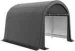 Outsunny Autogarage 3 x 3 m Ger&auml;tehaus mit UV-Schutz, zwei Rolltore, Stahl,...
