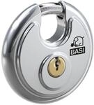 Basi Rundb&uuml;gel-Vorhangschloss - RVS 610 - 70 mm - Gleichschlie&szlig;end Nr. 704