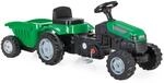 Lemodo Trettraktor gr&uuml;n mit Anh&auml;nger, Traktor zum draufsitzen, Kinder Traktor...