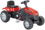 Lemodo Trettraktor ab 3 Jahre, rot, Traktor zum draufsitzen, Kinder Traktor