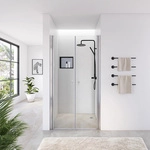 Home Deluxe Pendelt&uuml;r LAVEA - 85 x 195 cm Klarglas