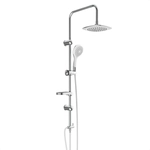Duschset DUSCHTRAUM Chrom/Wei&szlig;