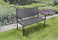 Harms Parkbank SANREMO, schwarz