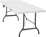 Buffettisch Kunststoff, 183x76x74 cm, wei&szlig;