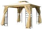 Luxus Pavillon Gartenpavillon Partyzelt Festzelt Gartenzelt Pagode 3x3m