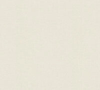 AS Creation Vliestapete einfarbig 10,05 m x 0,53 m - Creme, Beige - einfarbige