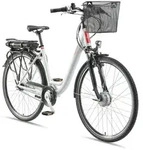 Damen City E-Bike RC657 Multitalent mit 7-Gang Shimano Nabenschaltung, Wei&szlig;