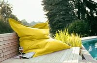 Outdoorf&auml;higer Riesensitzsack ca. 140 x 180 cm, Farbe gelb