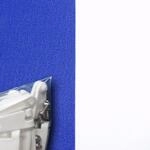 Sonnensegel 270x140cm blau/wei&szlig;