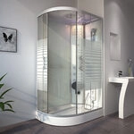 Home Deluxe Duschkabine WHITE PEARL - 120 x 80 cm Links