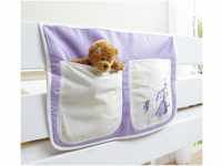 Ticaa Bett-Tasche für Hoch- und Etagenbetten "Horse (lila)"