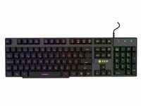 Gaming Deluxe IKG-446: Tastatur – Dreifarbige LED-Hintergrundbeleuchtung inklusive