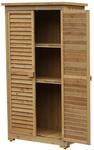 Gartenschrank Holz Ger&auml;teschuppen Gartenhaus Ger&auml;teschrank Natur