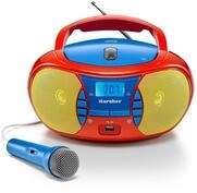 RR 5026 tragbares CD Radio - bunte Kinder-Boombox