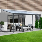 Terrassen&uuml;berdachung SOLIS mit UV-Schutz, ca. 618 x 303 x 226 / 278 cm &ndash;