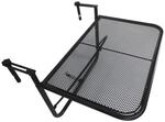 Balkonh&auml;ngetisch H&auml;ngetisch h&ouml;henverstellbar viereckig Terrasse Metall Schwarz L60