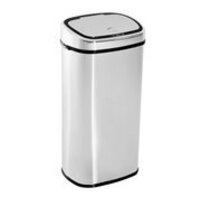 M&uuml;lleimer Automatik mit Sensor Edelstahl Silber (68L)