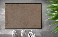 Rutschfeste Fu&szlig;matte Taupe 60 x 40 cm