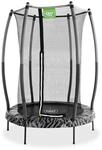 EXIT Tiggy junior Trampolin mit Sicherheitsnetz &oslash;140cm - schwarz/grau