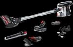 Genius Invictus X9 kabelloser Staubsauger, Set 14-tlg., schwarz-rot