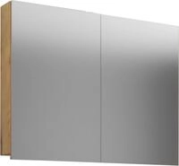 Spiegelschrank "Badinos" 80cm Honig-Eiche