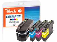 Peach Spar Pack Tintenpatronen ersetzt Brother LC-227XLVALBP