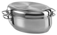 Edelstahl Multibr&auml;ter oval 38cm, 3 in 1