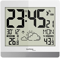 technoline WS8119 Digitale Funkwanduhr mit Temperaturanzeige und Wettervorhersage