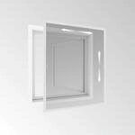 Rahmen Fenster Flexi Fit 100x120 Wei&szlig;