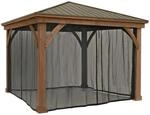 Westmann Premium Moskitonetz f&uuml;r Holzpavillon Devon 12x12