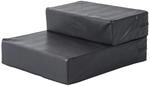 Tiertreppe Klappbar Schwarz L45 x B39 x H20 cm