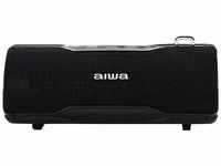 Aiwa BST-500BK schwarz Bluetooth Lautsprecher Boombox TWS, IP67, 12W, Hyperbass,