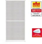 Aluminium Fliegengitterbausatz T&uuml;r SLIMPLUS, ca. 100 x 210 cm wei&szlig;