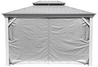 50NRTH Sojag Vorh&auml;nge Seitenteile f&uuml;r Pavillon Messina 10x12 Taupe