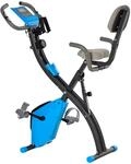 Heimtrainer 2-in-1 Fahrradtrainer LCD-Display klappbarer Hometrainer Trimmrad mit 8