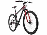 KS Cycling Mountainbike Hardtail 29'' Xtinct schwarz-rot RH 46 cm