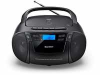 Karcher RR 5045 tragbares CD Radio (CD-Player, Kassettenplayer, UKW Radio, USB /
