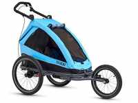 TAXXI Kids Elite one 3 in 1 Blue Anhänger, Buggy und Jogger in einem Modell