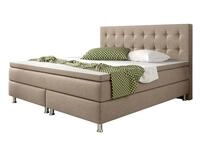 Boxspringbett K&ouml;ln 180x200 Webstoff Muddy