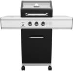 Grillf&uuml;rst G210G 2-Brenner Gasgrill mit Hochtemperaturbrenner und Gusseisen Rosten