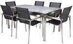 Edelstahl Dining Set Sydney 7-teilig