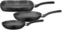 Pfannen-Set Gourmet Granit 3-tlg. inkl. Grillpfanne