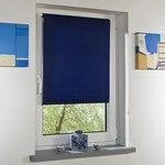 Bella Casa Klemmfix-Rollo, ca. 150 x 60 cm, blau